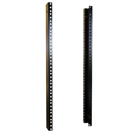Hammond Hammond Mounting Rail Kit for Server Cabinet - Textured Black - 2 RCHR1922